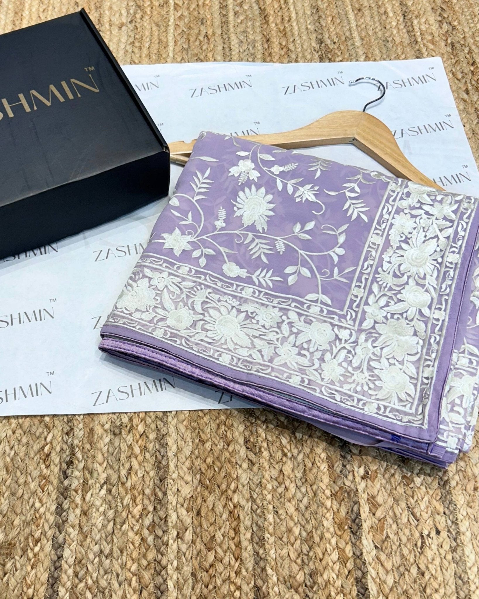 SAREE/BWP115 Zashmin Aasmaan Lavender - Zashmin